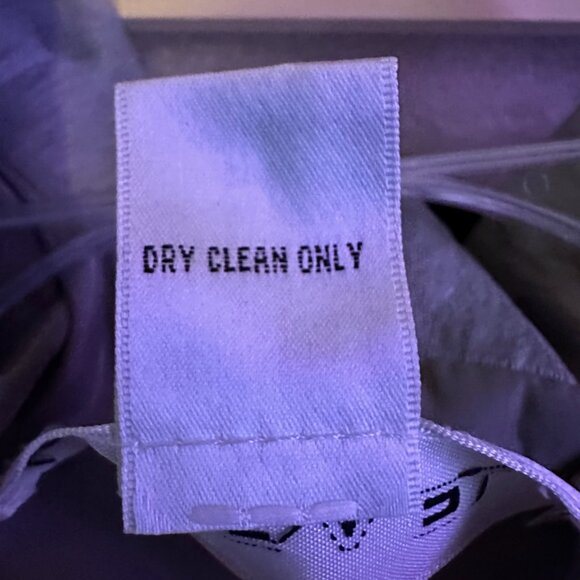 Light Gray Sheen Belted Jacket & Wide-Leg Pants Set - Picture 15 of 15